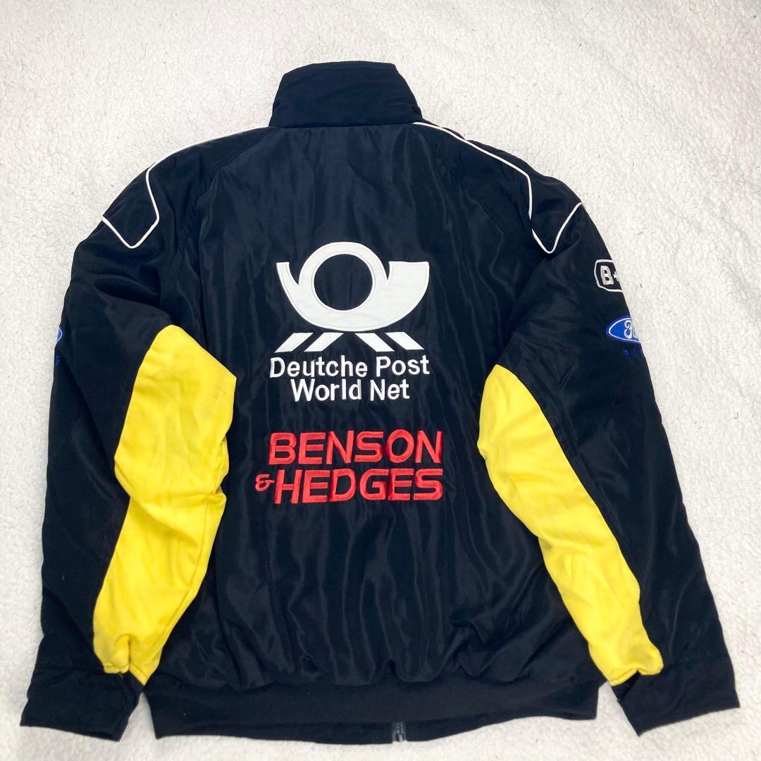 【希少】Ford RACING 企業ロゴ 刺繍 レーシングジャケット XL