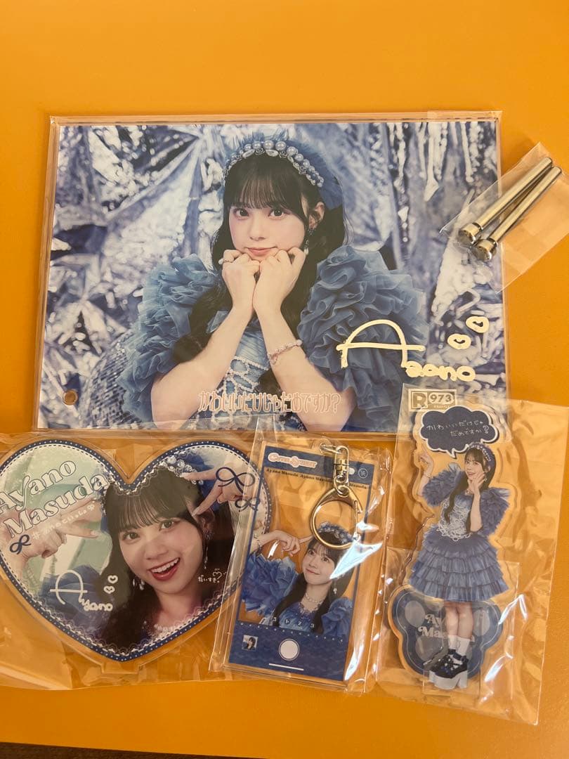 CUTIE STREET 増田彩乃 直筆サイン入りアクリルパネルその他セット