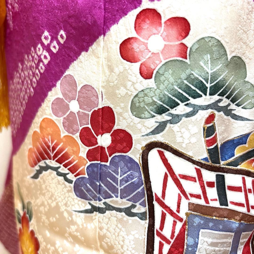 七五三　正絹　着物セット　７歳