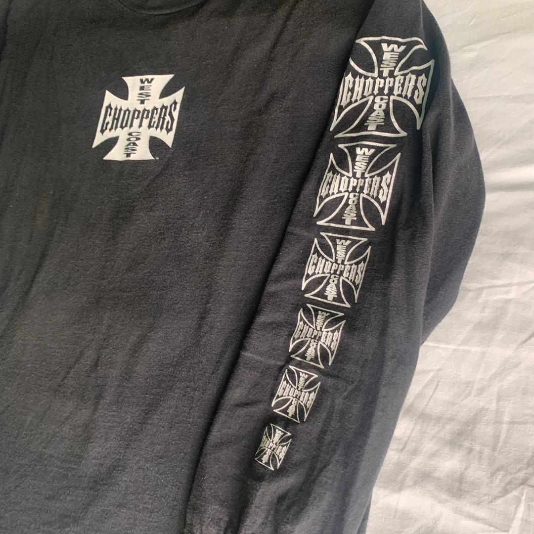 希少レア良品 90s WEST COAST CHOPPERS Tシャツ ロンT