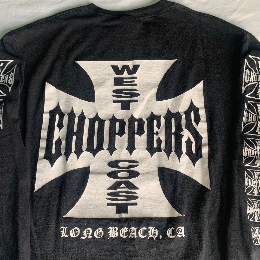 希少レア良品 90s WEST COAST CHOPPERS Tシャツ ロンT