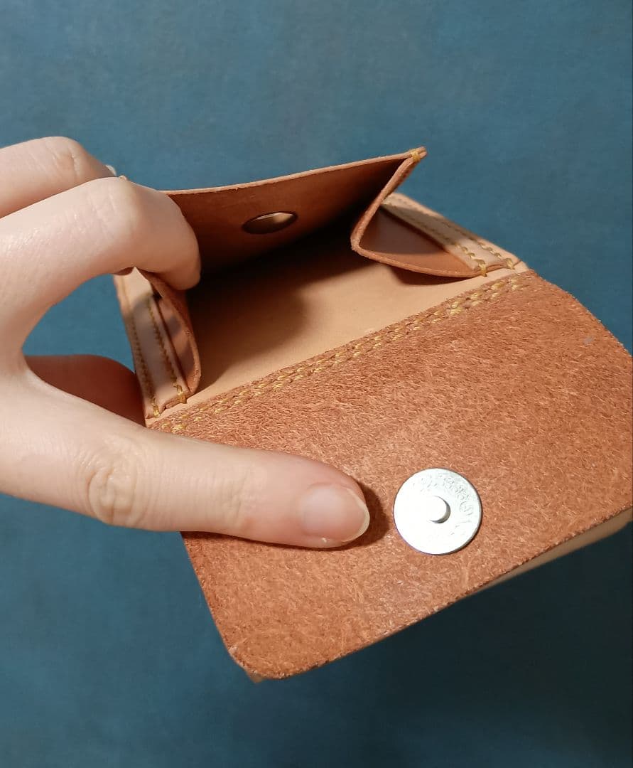 栃木レザーメガネケース 小物入れ 本革ヌメ革 ハンドメイド手縫い