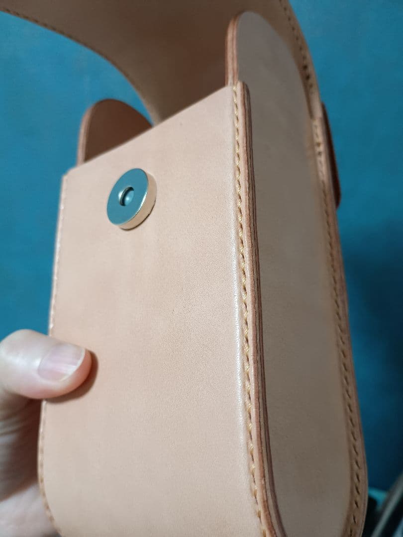 栃木レザーメガネケース 小物入れ 本革ヌメ革 ハンドメイド手縫い