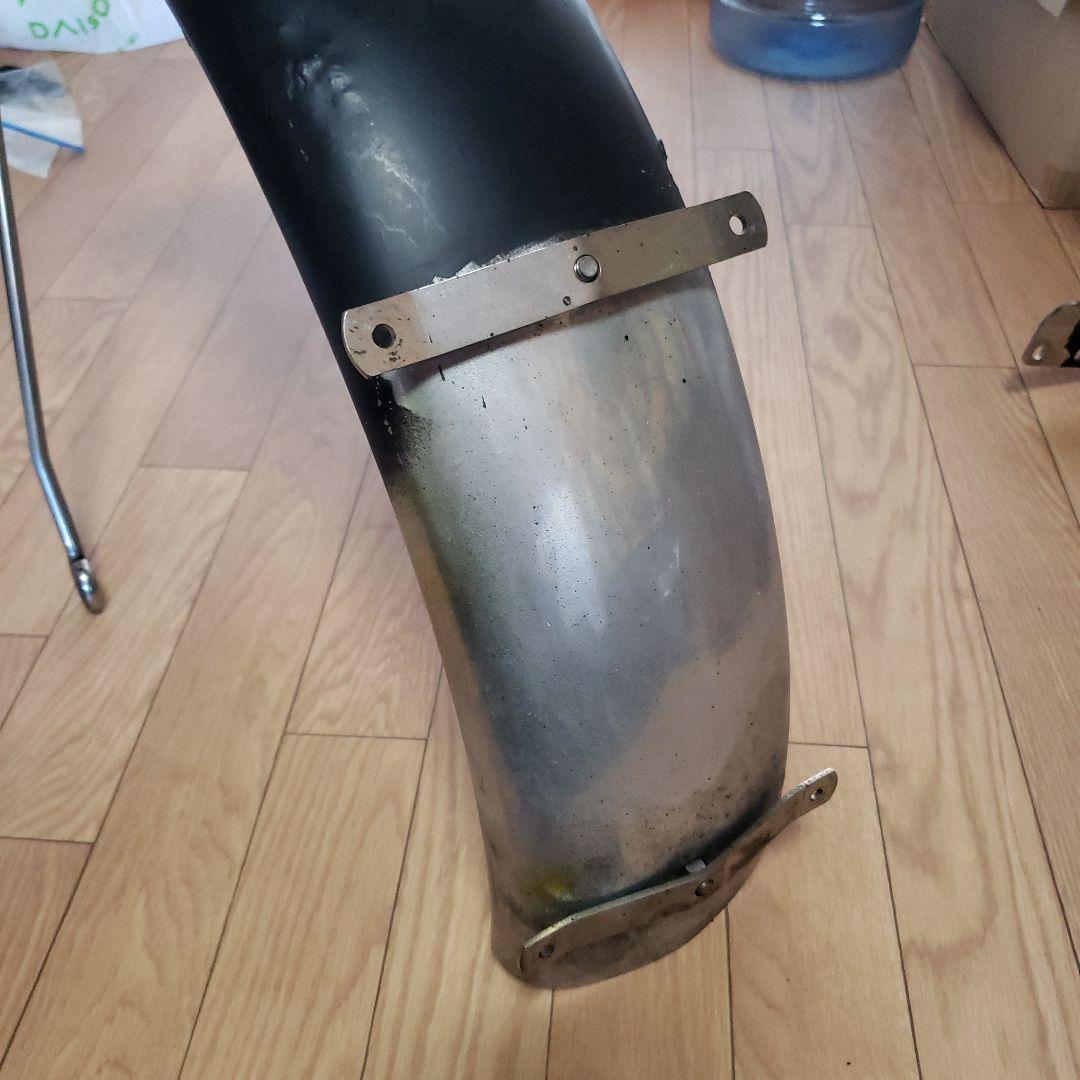 リアフェンダーアルミ　ステー付き　 バルカン400