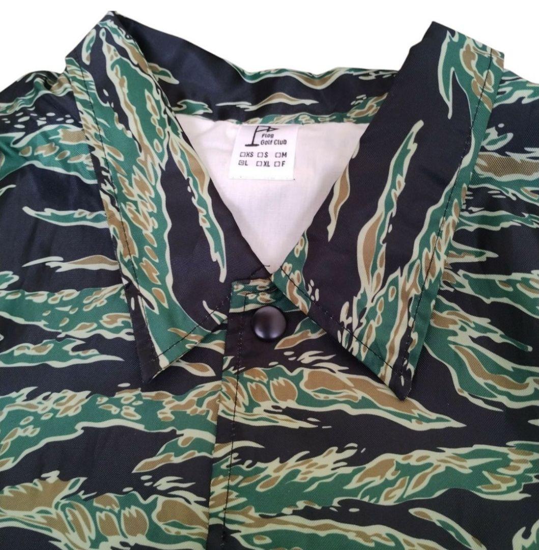 Flog Golf フロッグゴルフ 迷彩 タイガーカモ コーチジャケット L