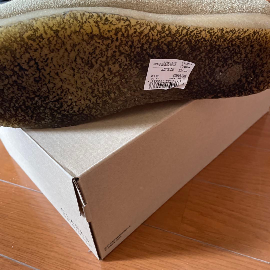 美品CLARKS ベージュ スエード カジュアルシューズ