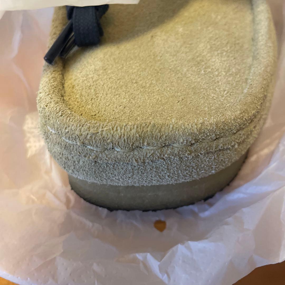 美品CLARKS ベージュ スエード カジュアルシューズ