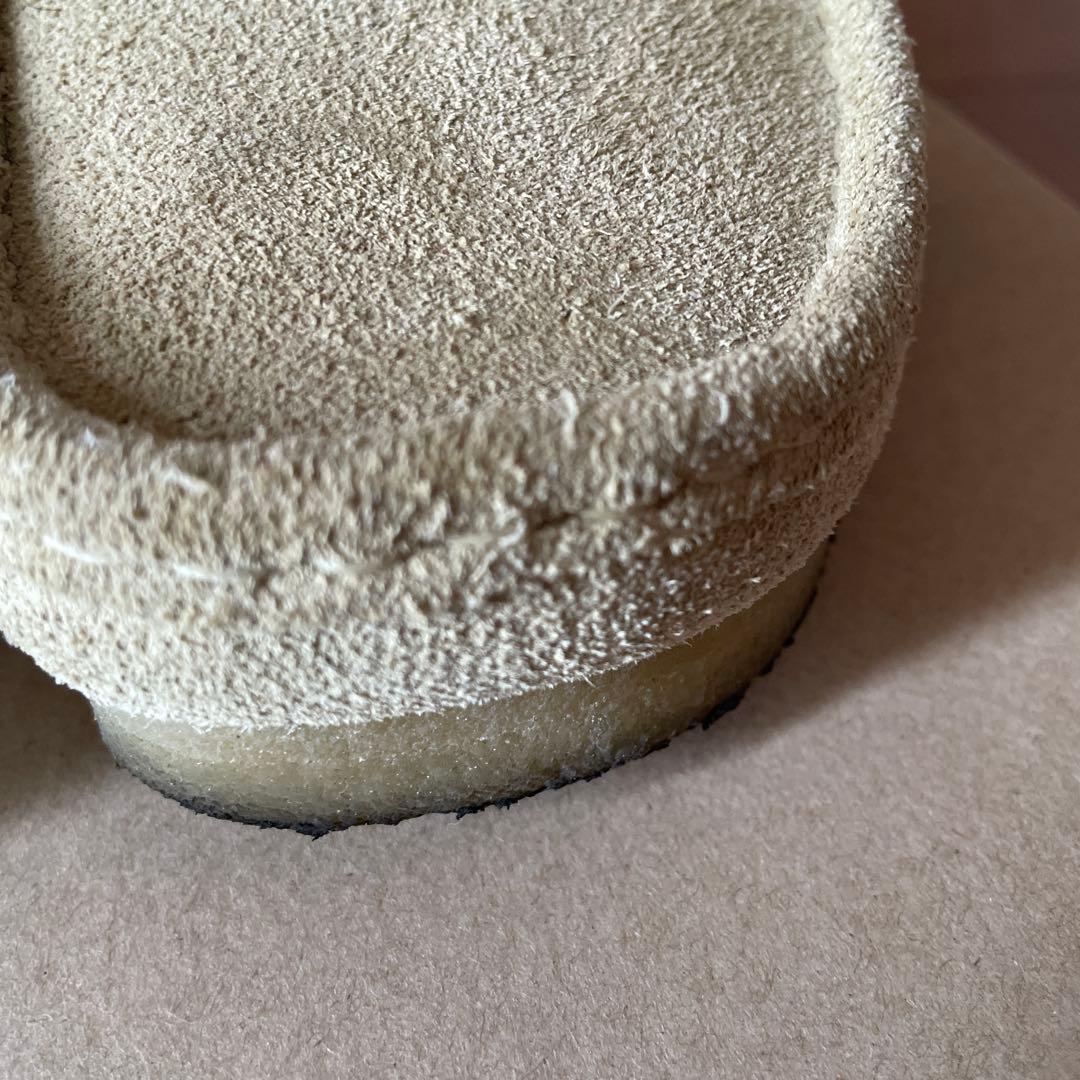 美品CLARKS ベージュ スエード カジュアルシューズ