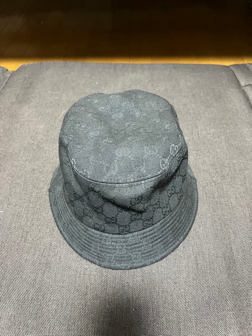 【美品】 GUCCI グッチ GGキャンバス バケットハット