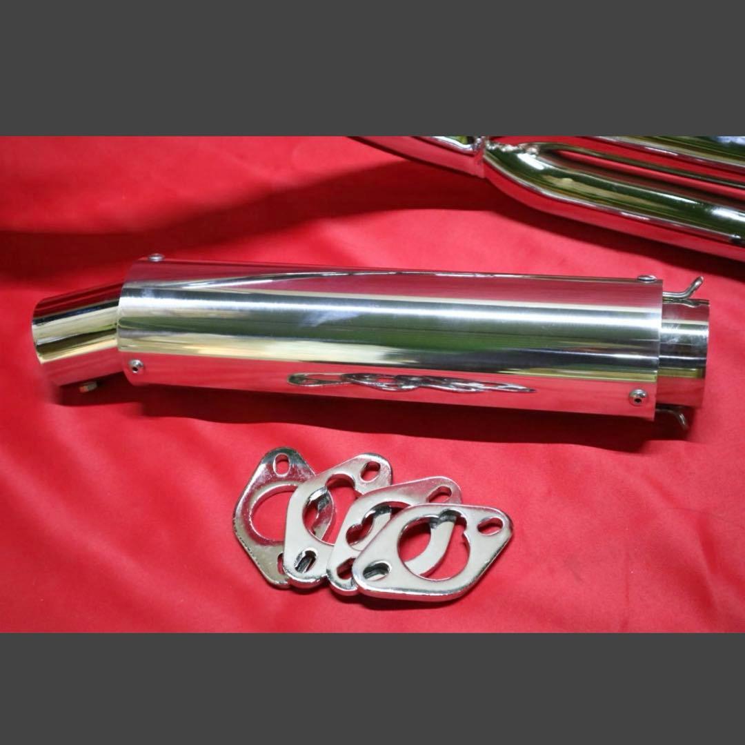 ゼファー400 ゼファーχ ZR400 4-2-1 マフラー サイレンサー付き