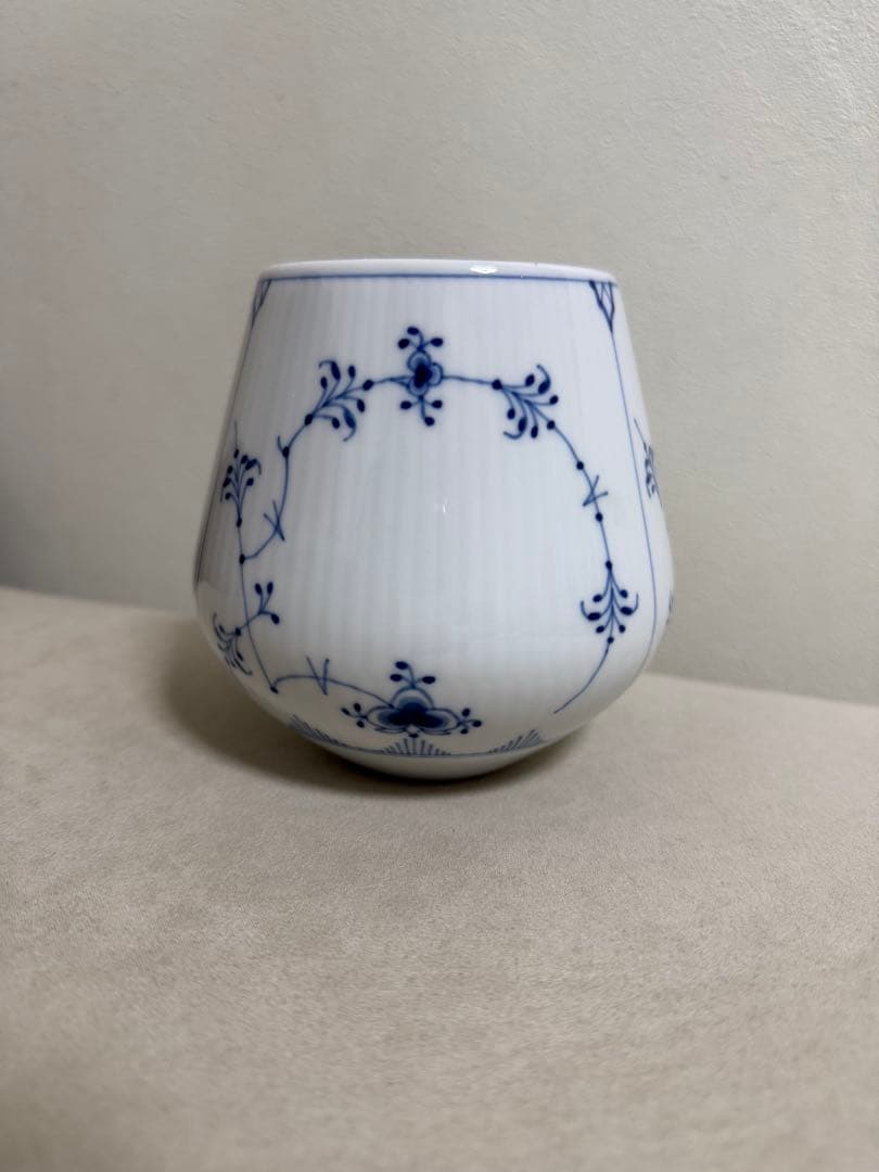 ロイヤルコペンハーゲン　ブルーフルーテッドプレイン　フラワーベース　S 花器
