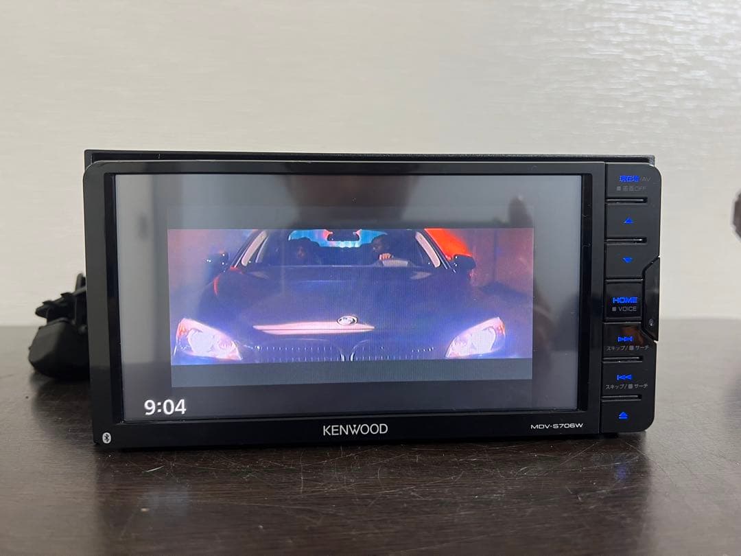 KENWOOD MDV-S706W カーナビ 地図データ2018年式 動作確認済