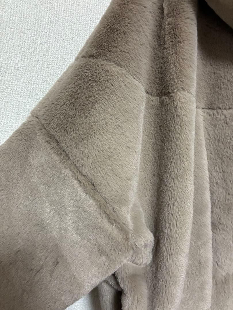 新品タグ付きファー×ムートン　リバーシブルジャケット 2wayコート　オンワード