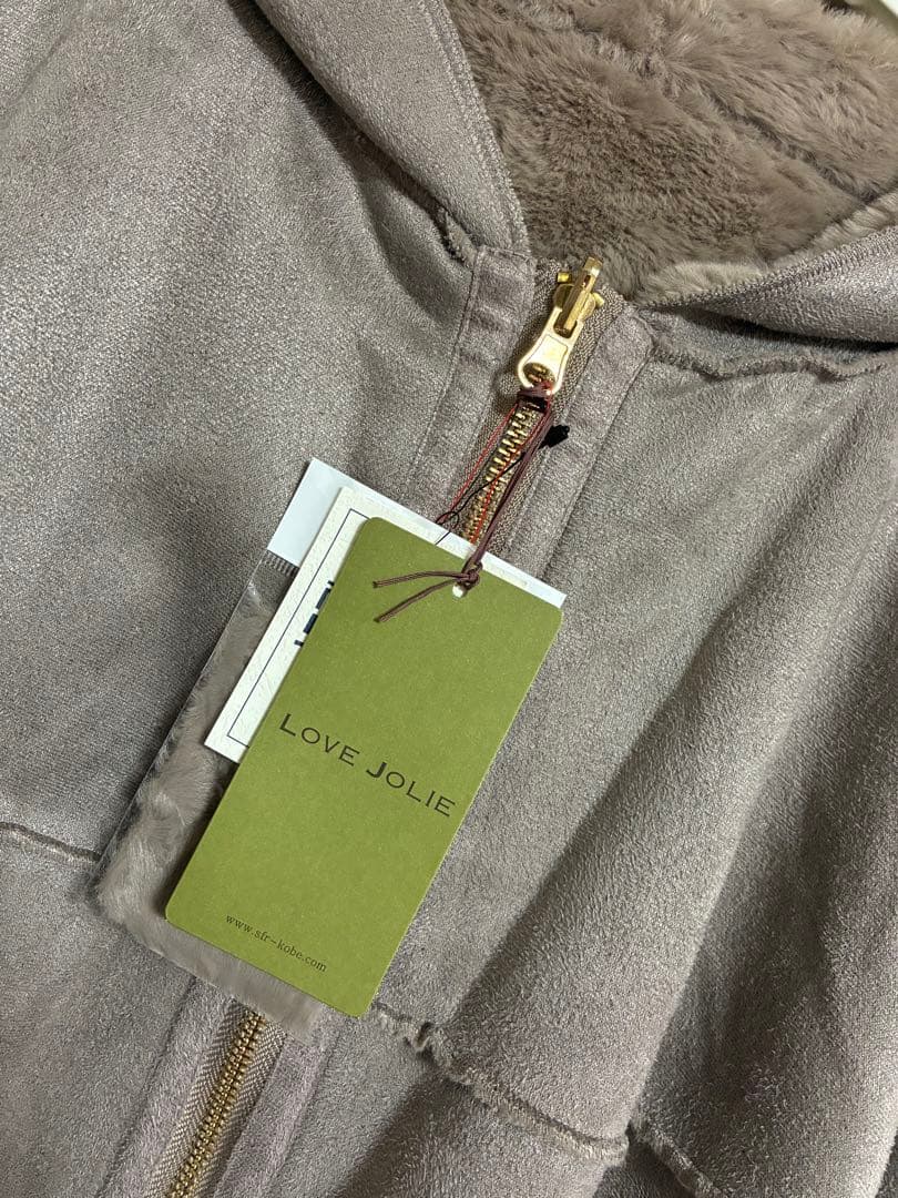 新品タグ付きファー×ムートン　リバーシブルジャケット 2wayコート　オンワード