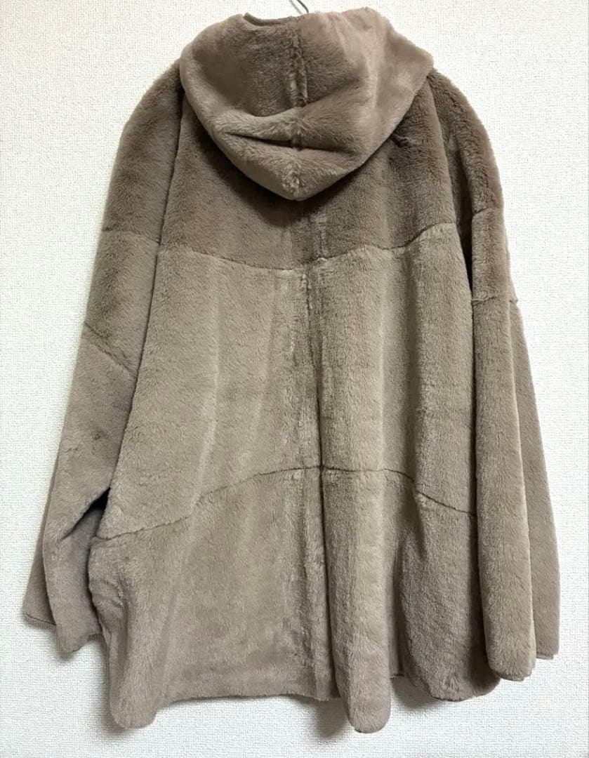 新品タグ付きファー×ムートン　リバーシブルジャケット 2wayコート　オンワード