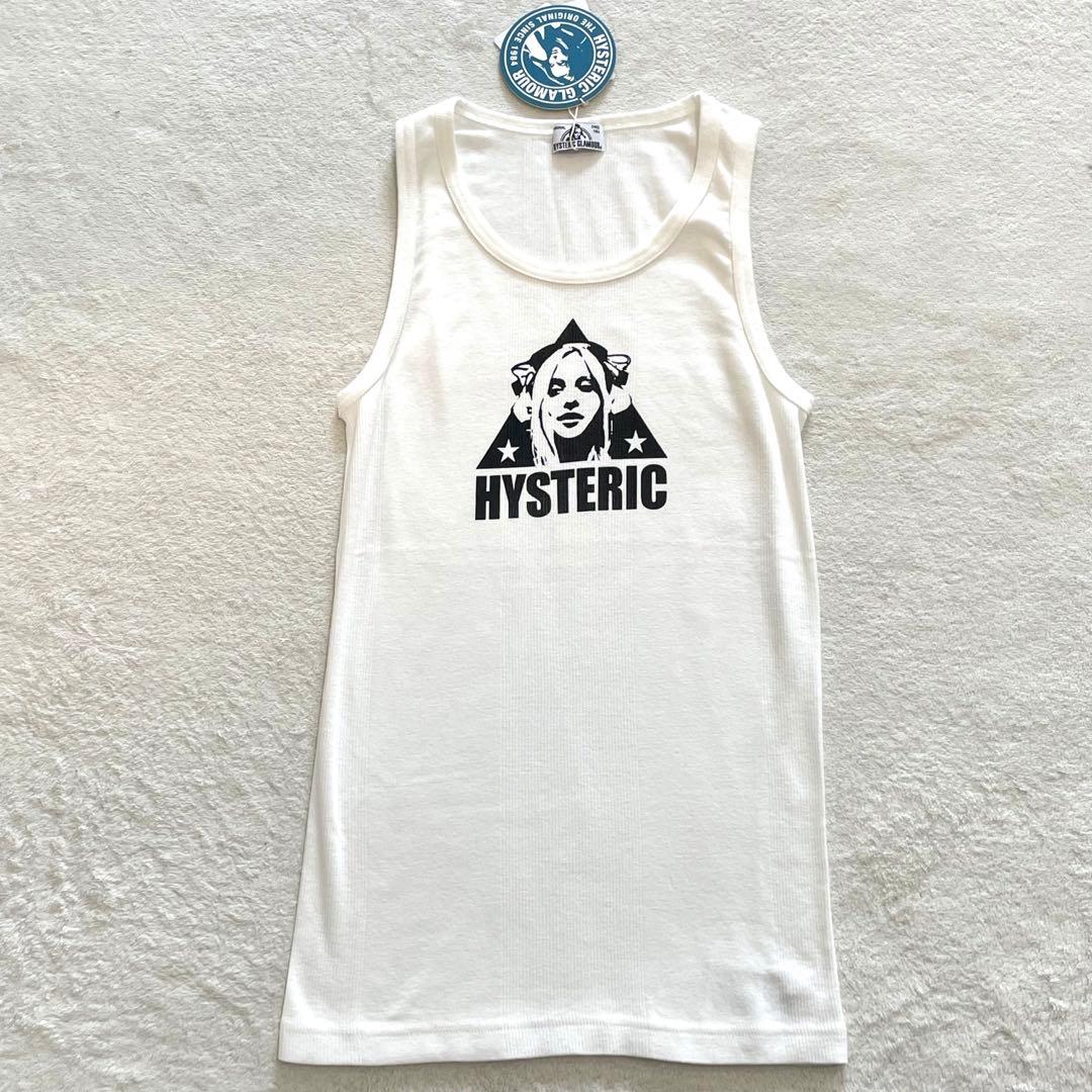 HYSTERIC GLAMOUR　タンクトップ　ホワイト　ヒスガール　タグ付き