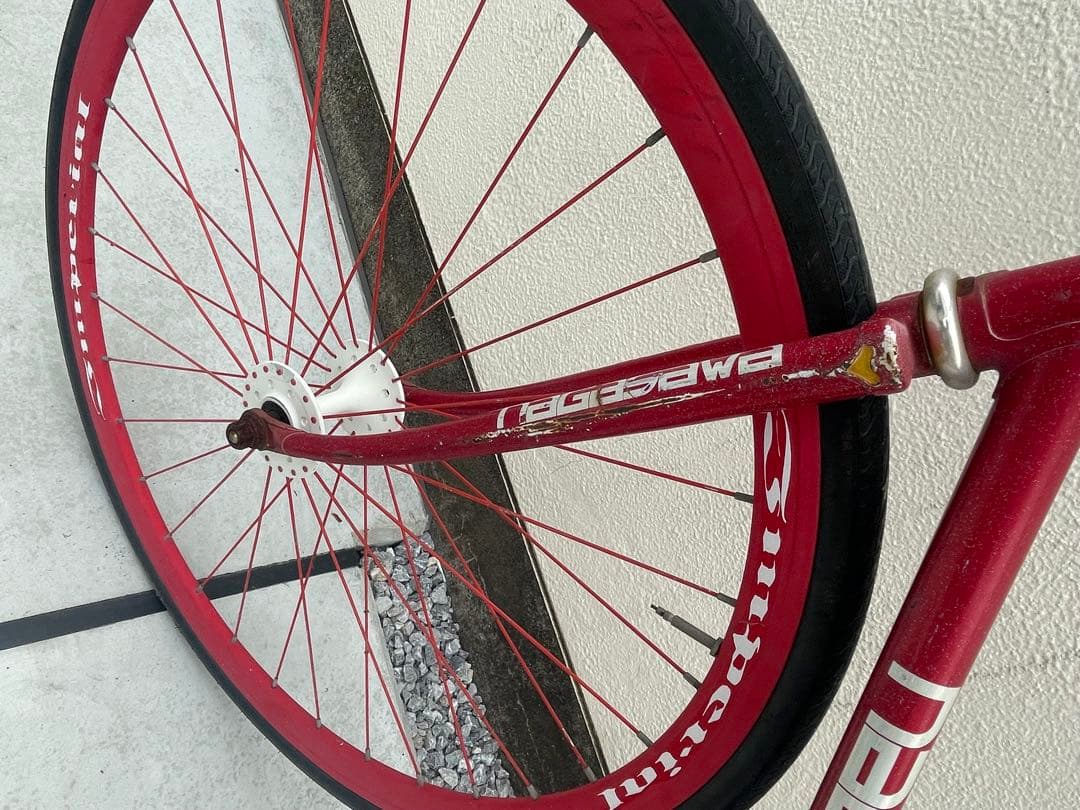 希少 NAGASAWAピストバイク 中野レッド NJS認定車