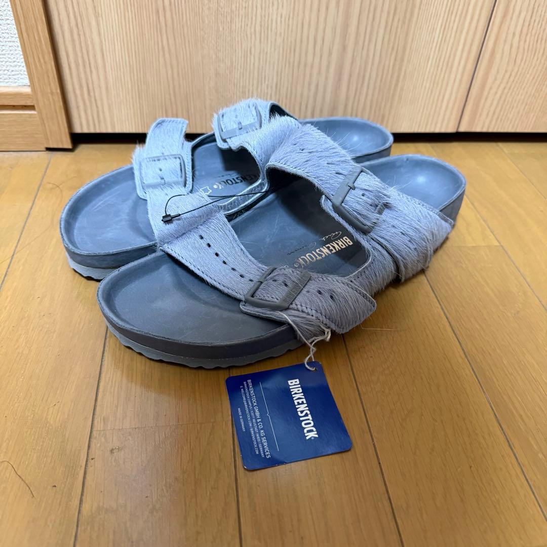 ○★新品未使用 リックオウエンス × ビルケンシュトック アリゾナファーサンダル