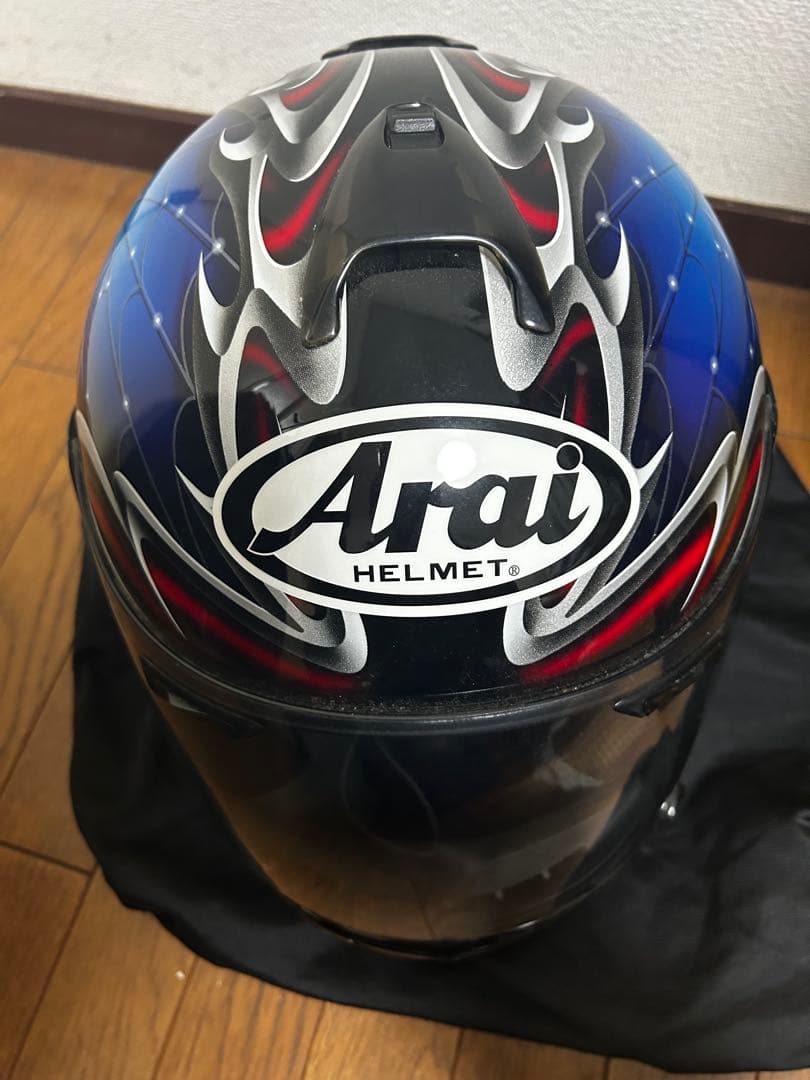 Arai フルフェイスヘルメット 青/黒/赤