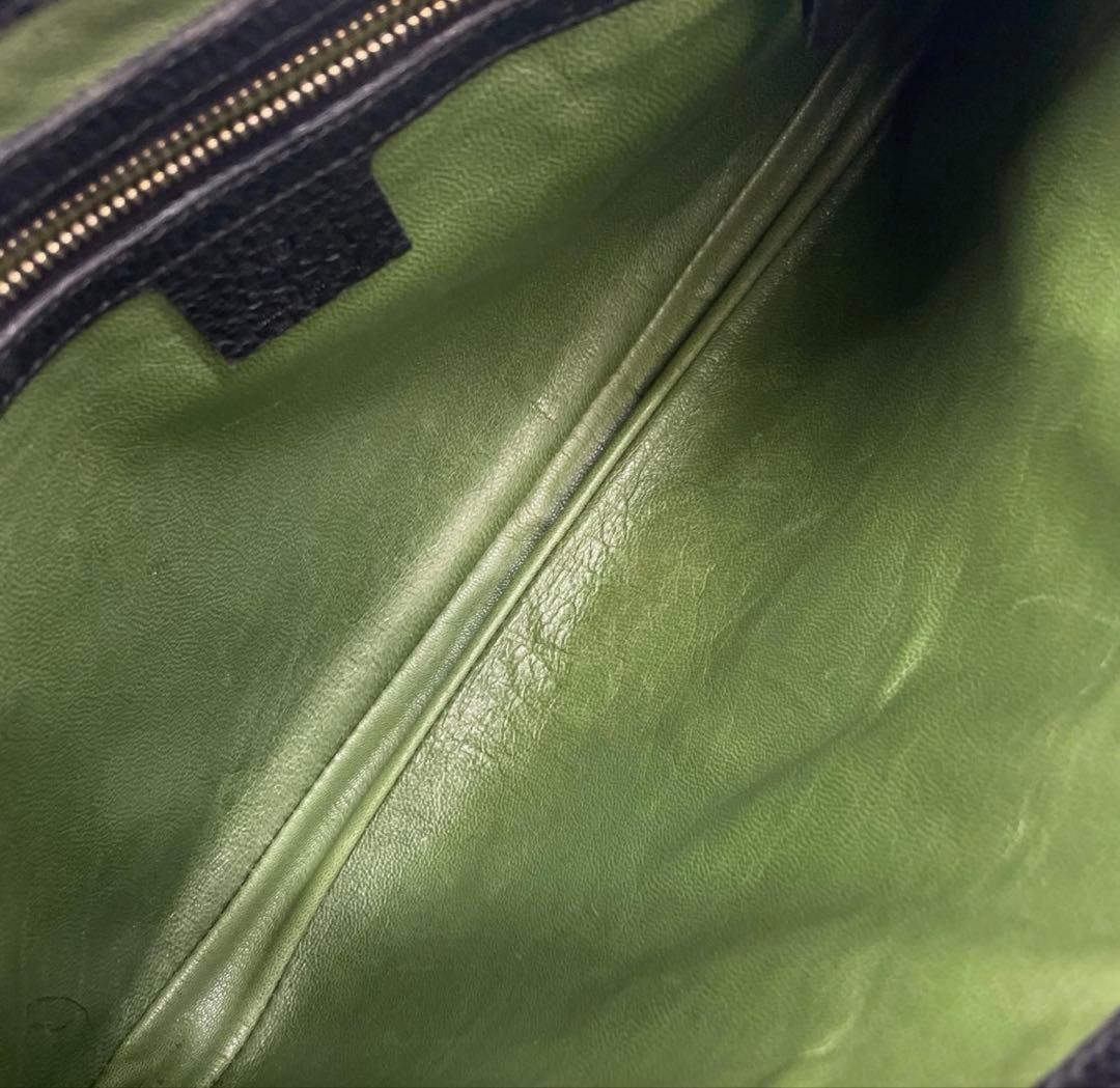 gucci ジャッキー ブラック　シボ革