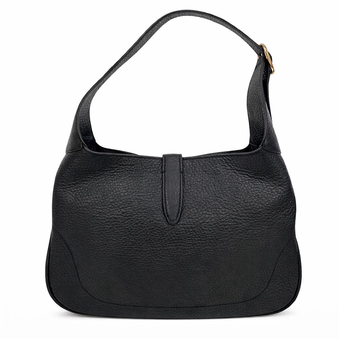 gucci ジャッキー ブラック　シボ革