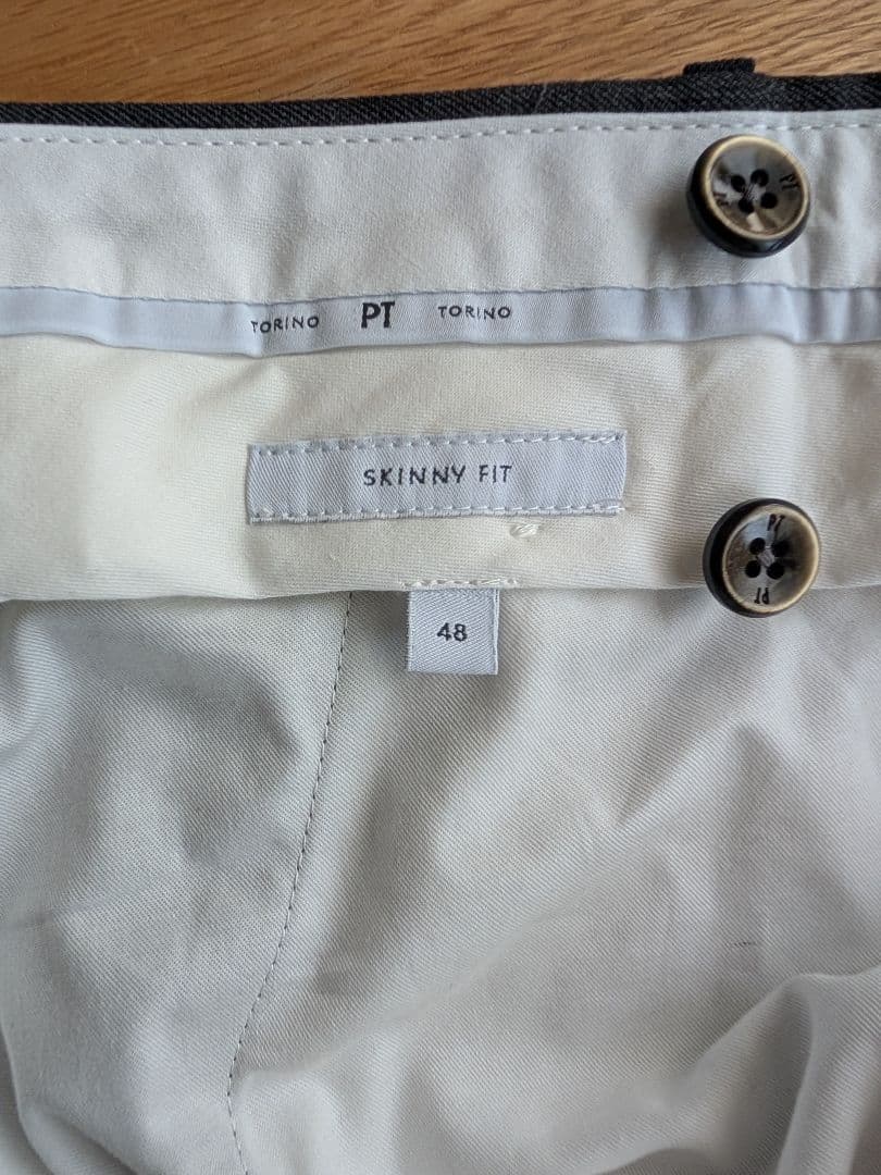 【大江和樹さま専用】PTTORINO 48 ノープリーツ グレー SKINNY