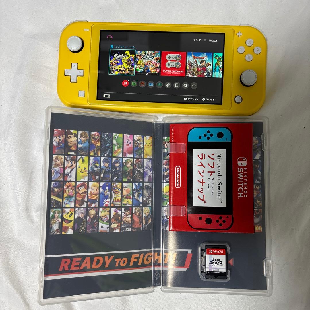 Nintendo Switch Lite+大乱闘スマッシュブラザーズ+スプラ3
