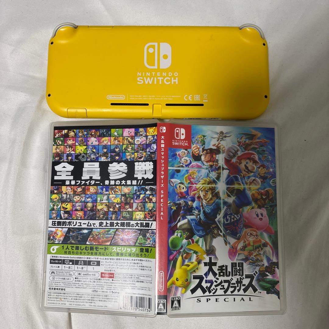 Nintendo Switch Lite+大乱闘スマッシュブラザーズ+スプラ3