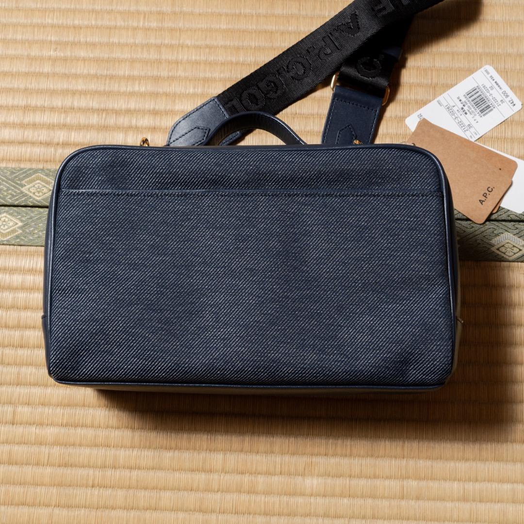 A.P.C. golf ネイビー ショルダーバッグ 新品タグ付き
