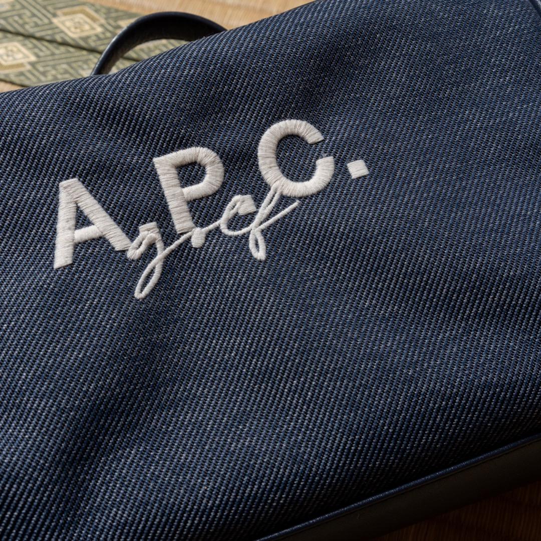 A.P.C. golf ネイビー ショルダーバッグ 新品タグ付き