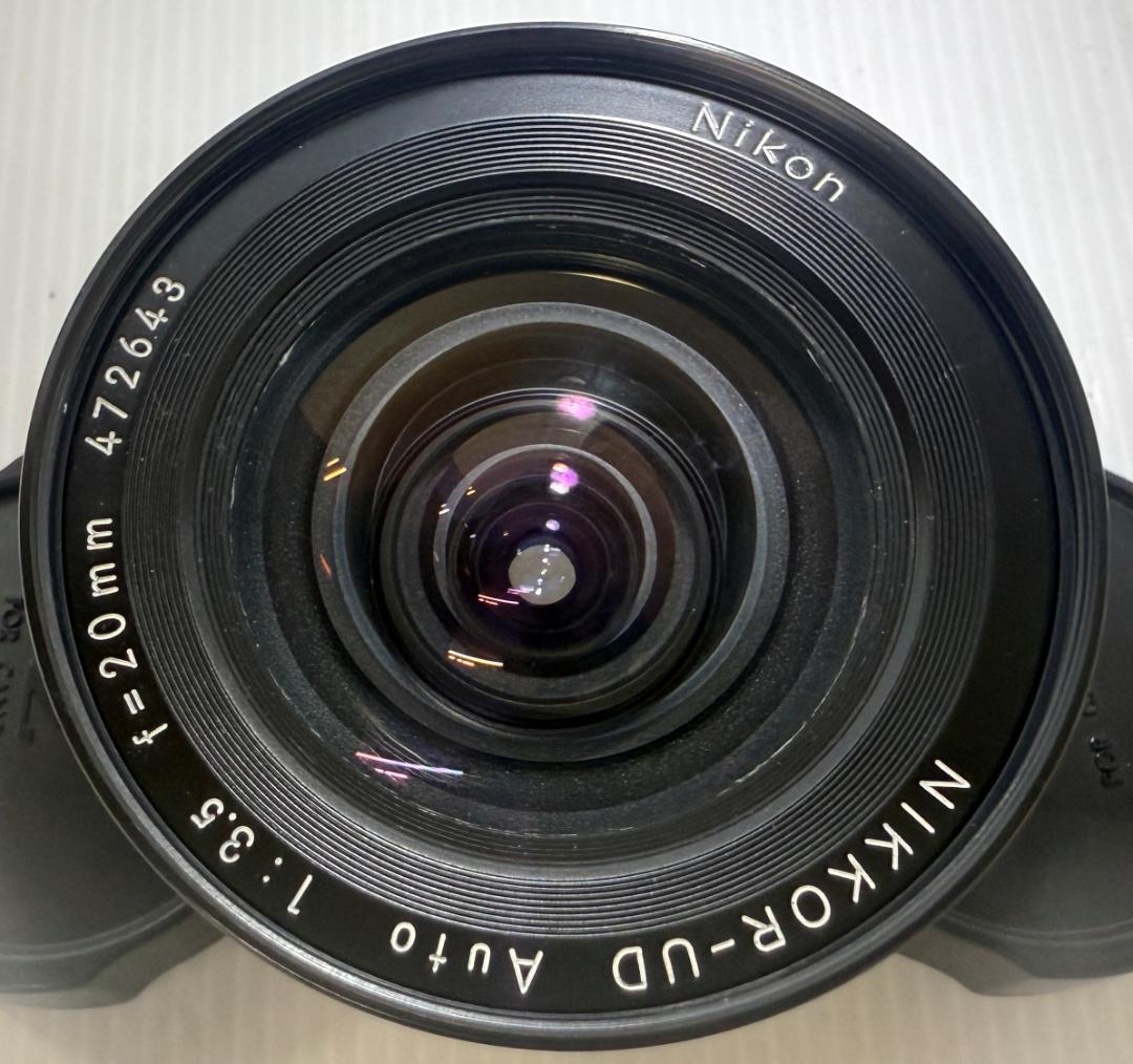 ニコンNIKKOR-UD Auto 20mm F3.5 単焦点 広角 非Ai