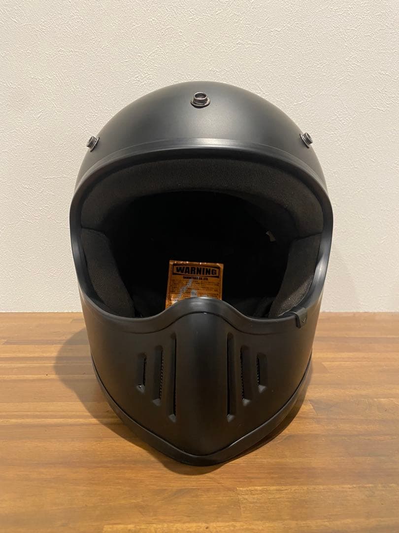 ダムトラックスDAMMTRAXバイクヘルメットBLASTER改 マットブラックL