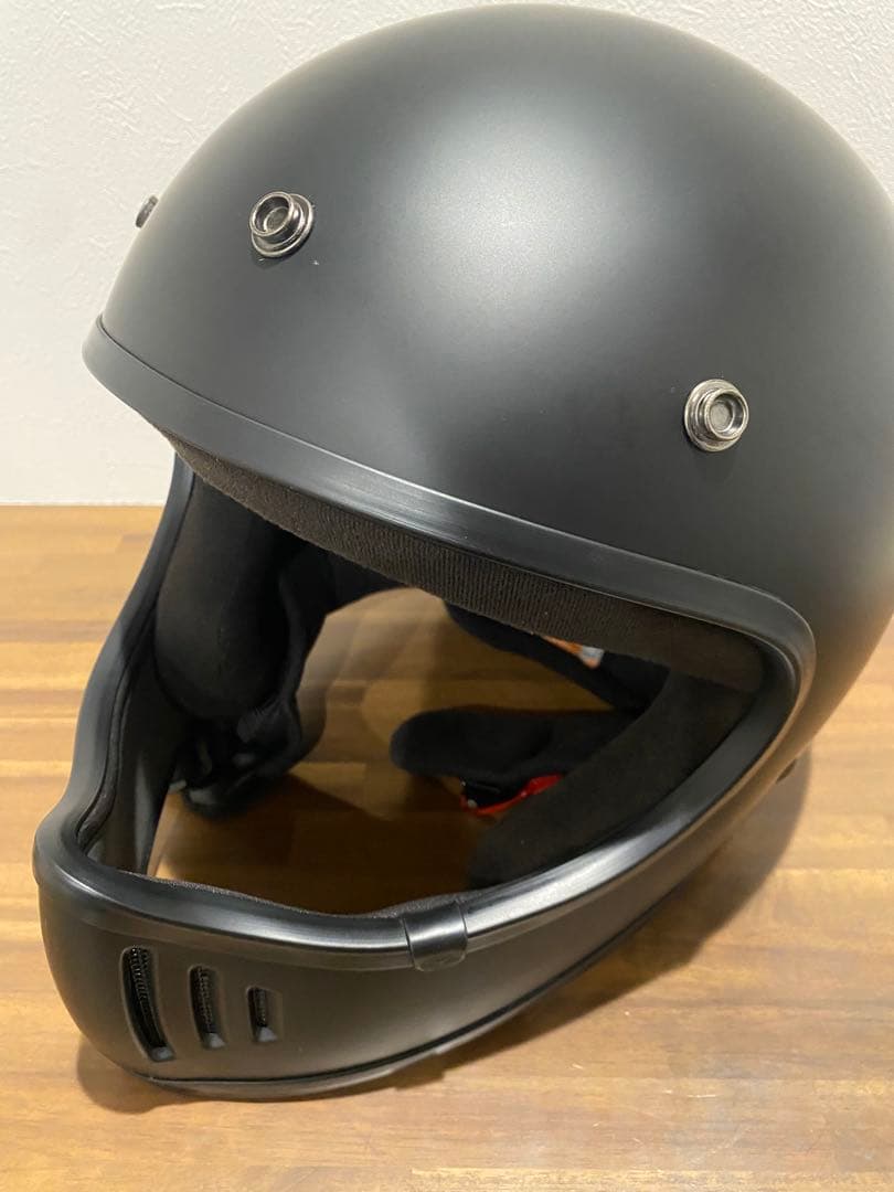 ダムトラックスDAMMTRAXバイクヘルメットBLASTER改 マットブラックL