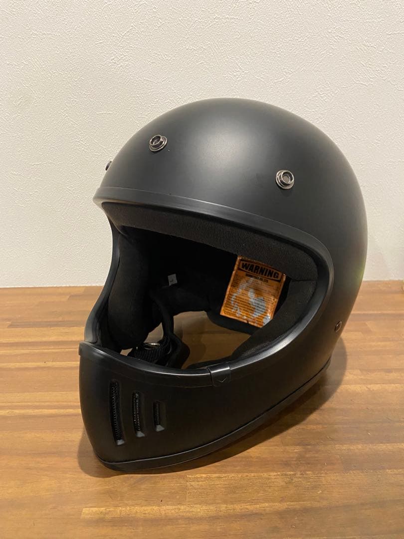ダムトラックスDAMMTRAXバイクヘルメットBLASTER改 マットブラックL