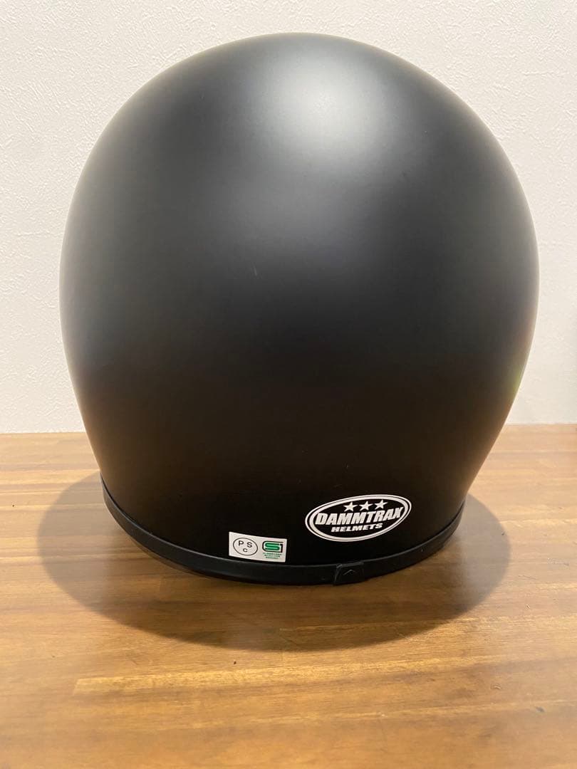 ダムトラックスDAMMTRAXバイクヘルメットBLASTER改 マットブラックL