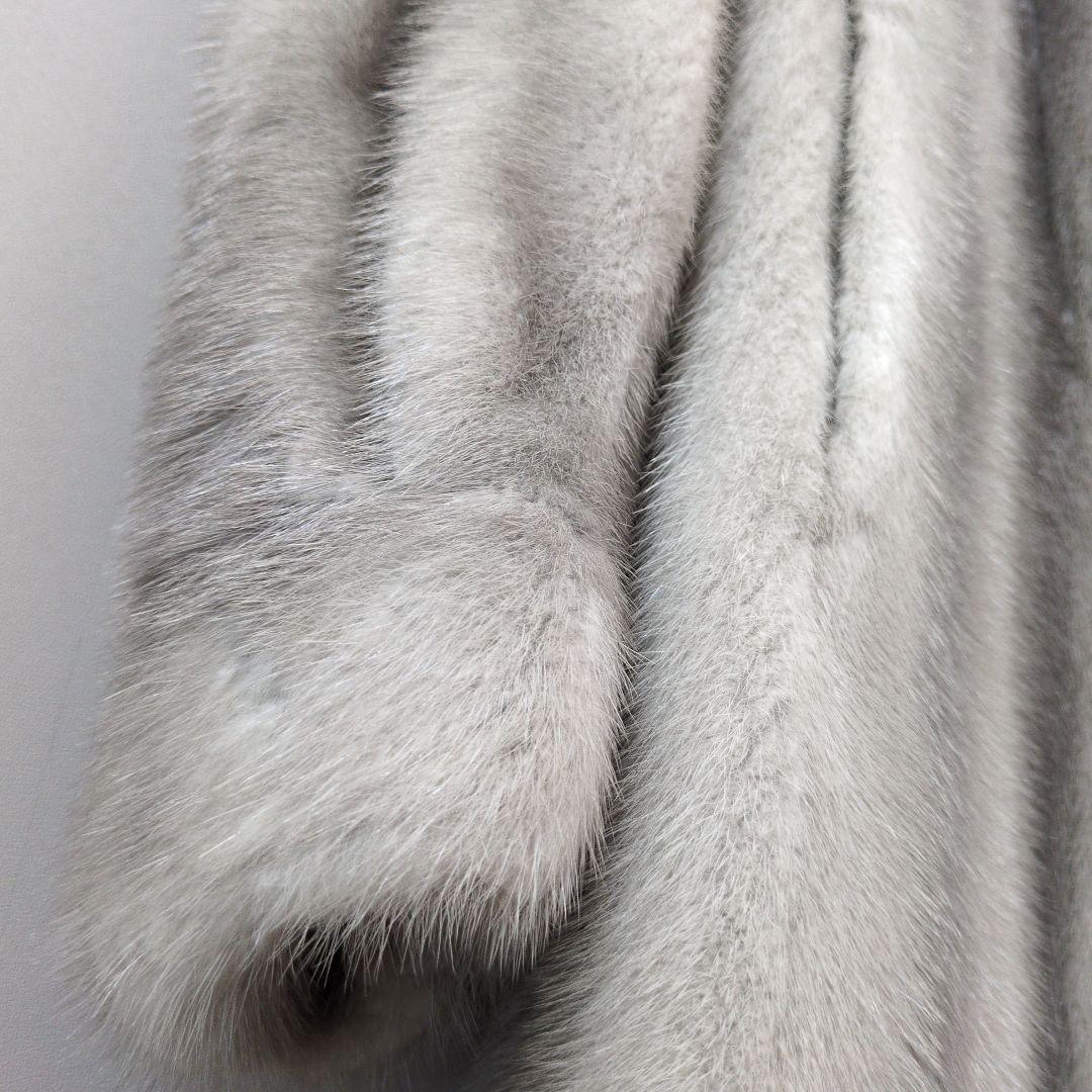 nakamura fur サファイアミンクファーコート リアルファー L〜LL