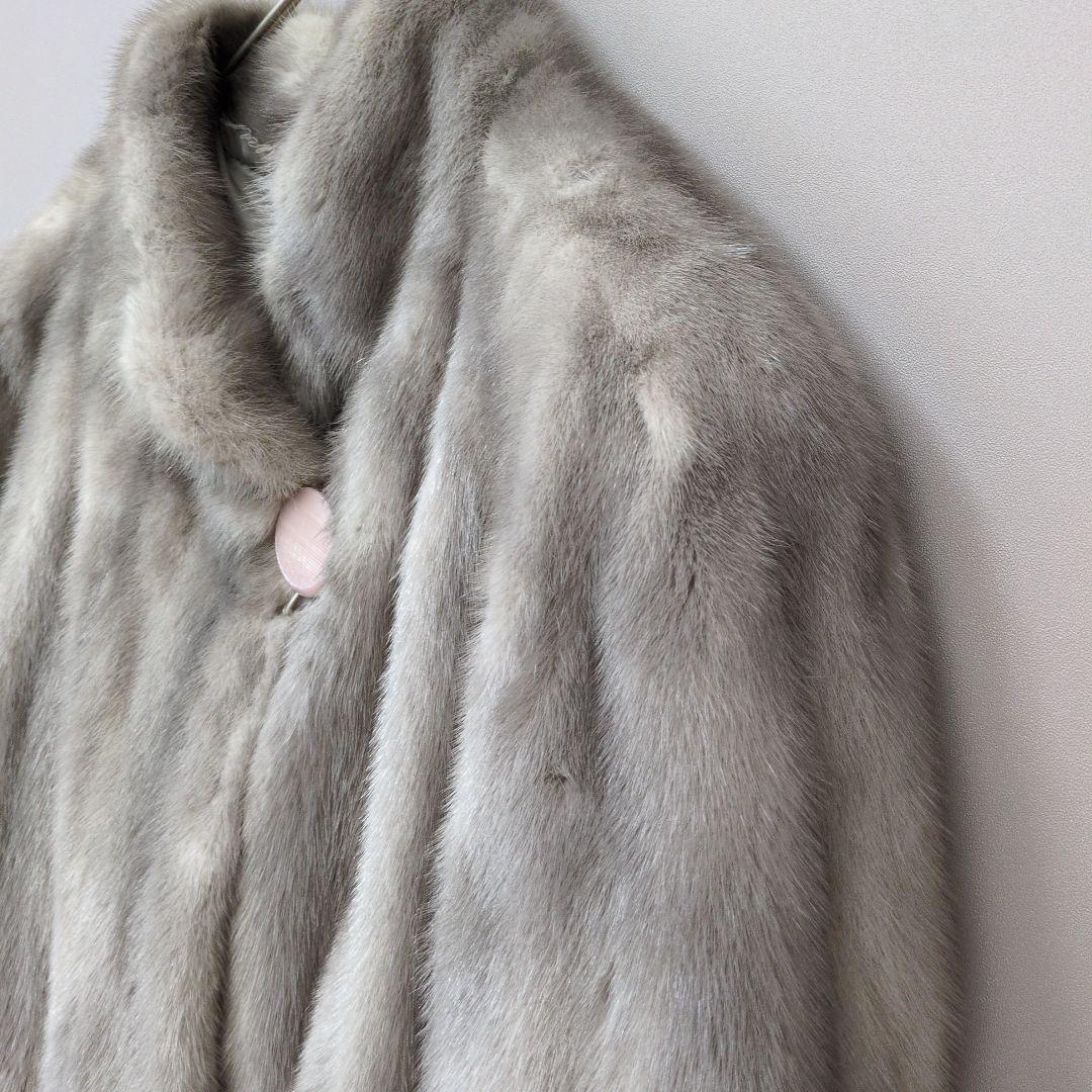 nakamura fur サファイアミンクファーコート リアルファー L〜LL