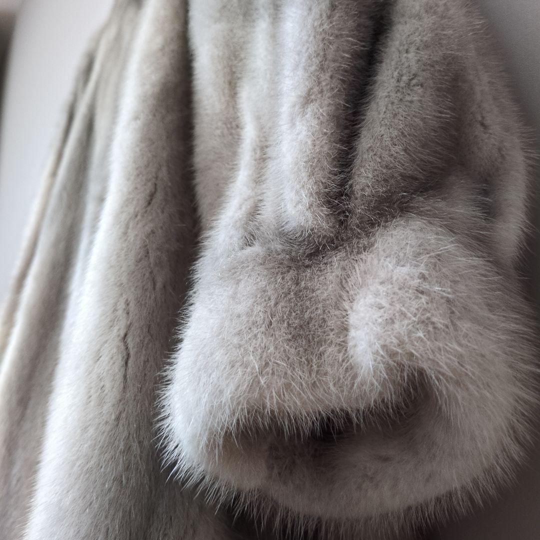 nakamura fur サファイアミンクファーコート リアルファー L〜LL