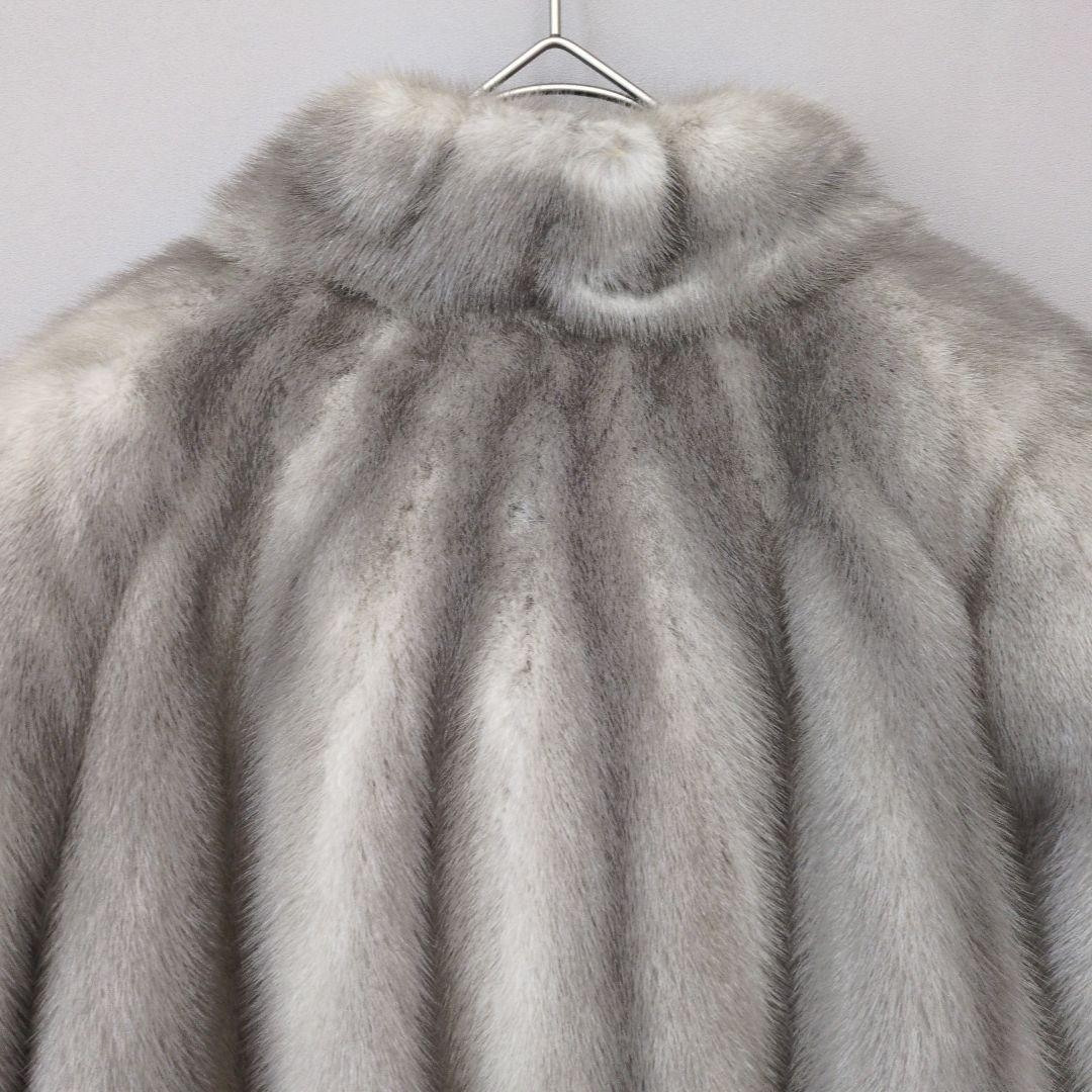 nakamura fur サファイアミンクファーコート リアルファー L〜LL