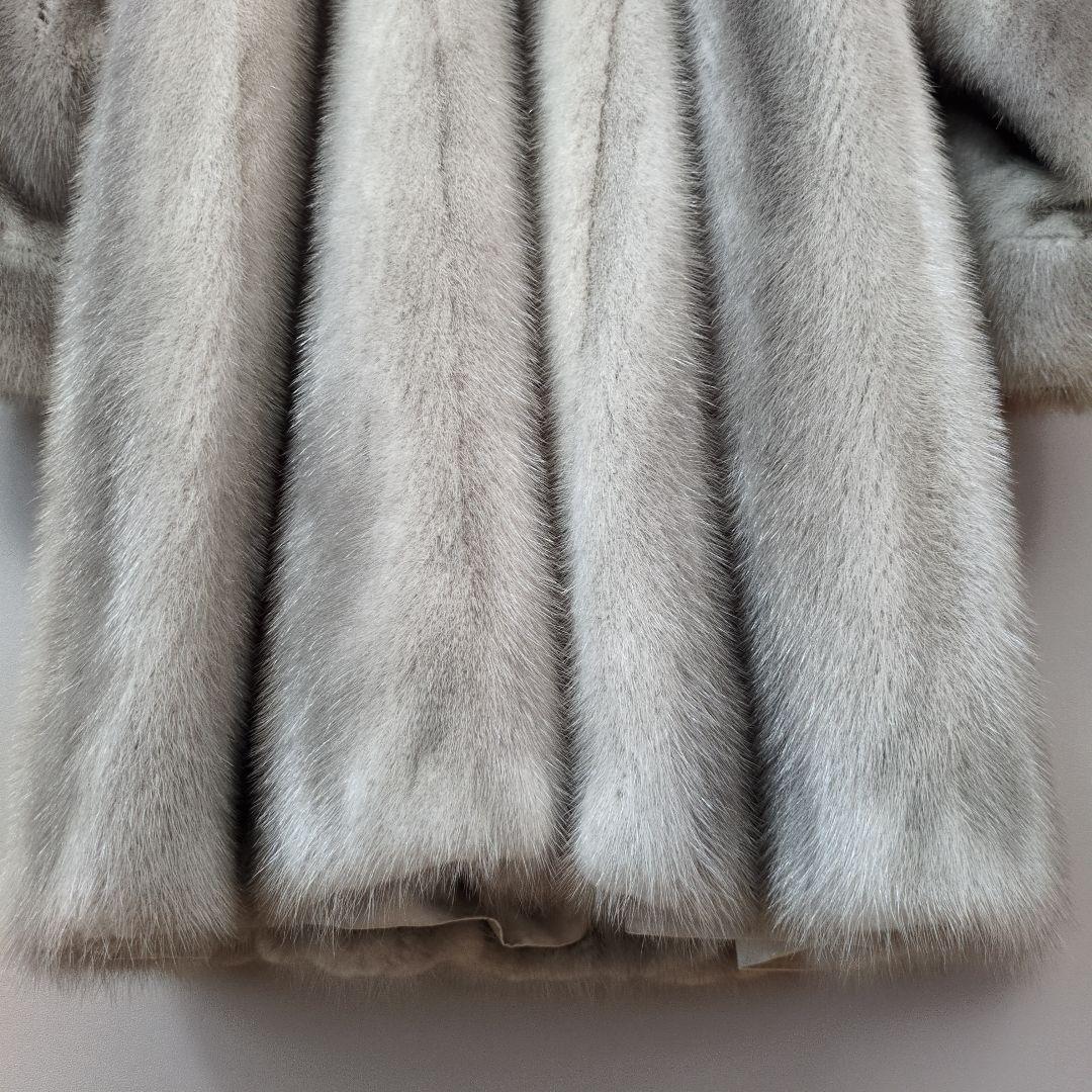 nakamura fur サファイアミンクファーコート リアルファー L〜LL