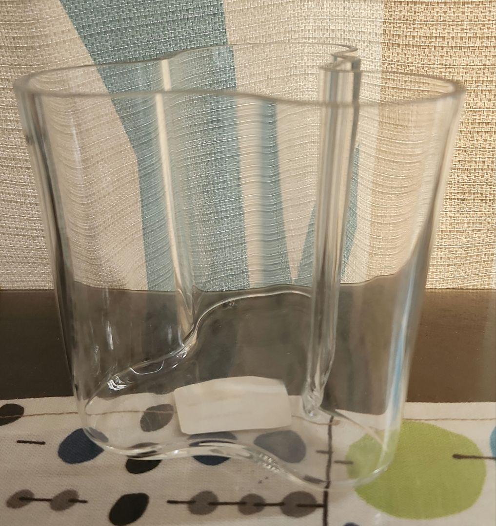 美品イッタラ アアルトベース クリア9.5㎝