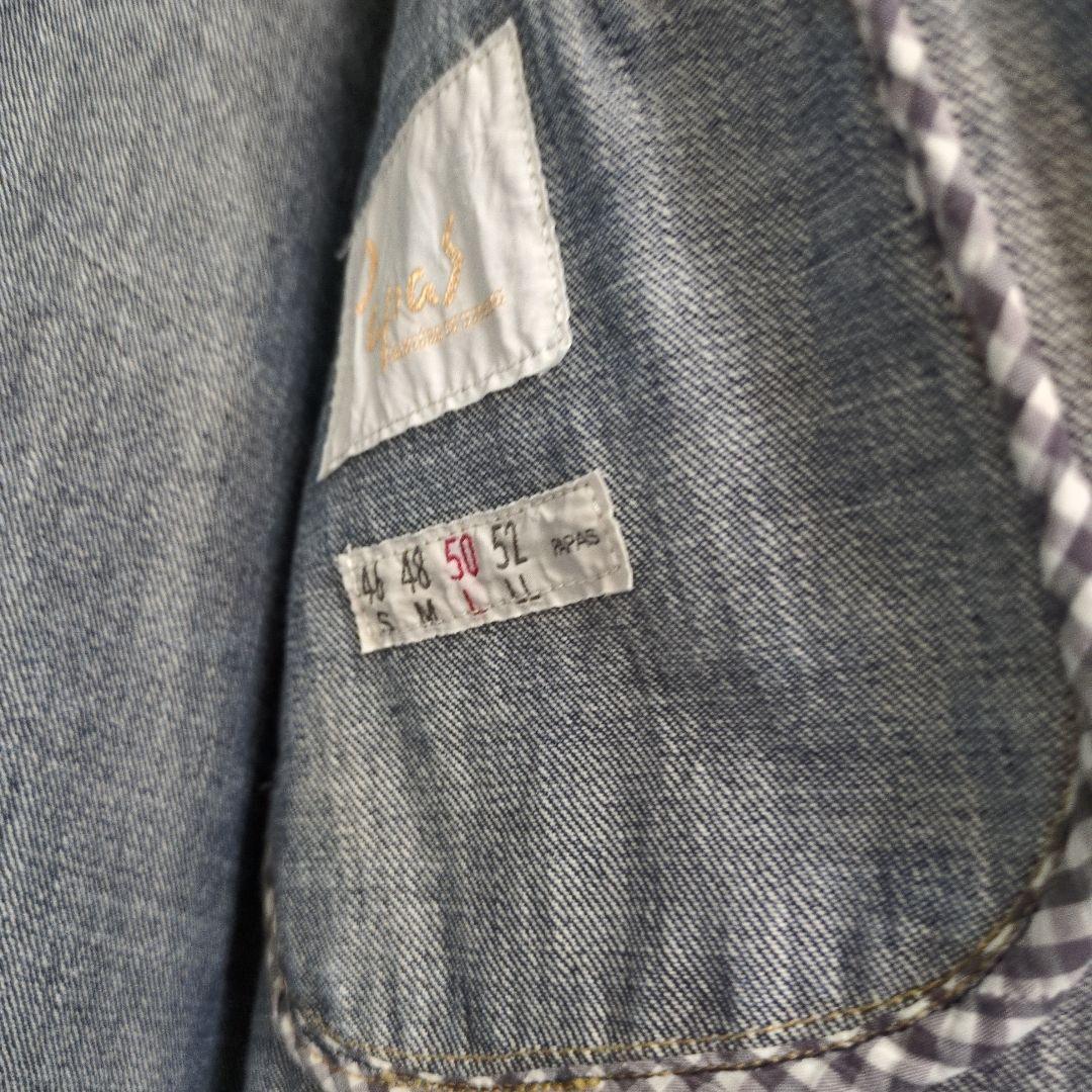 専用・Papas ダークブルー デニムジャケット