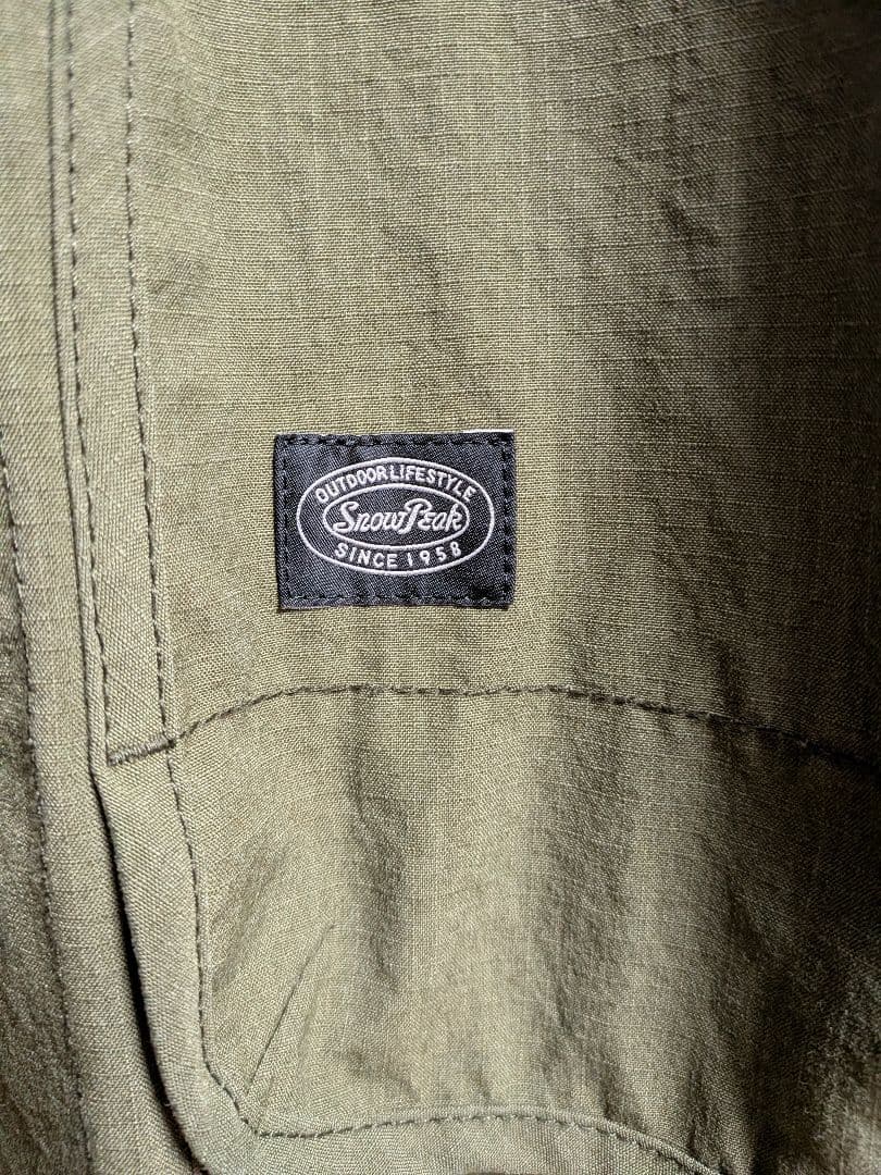 スノーピーク タキビカバーオールジャケット XLサイズ オリーブ