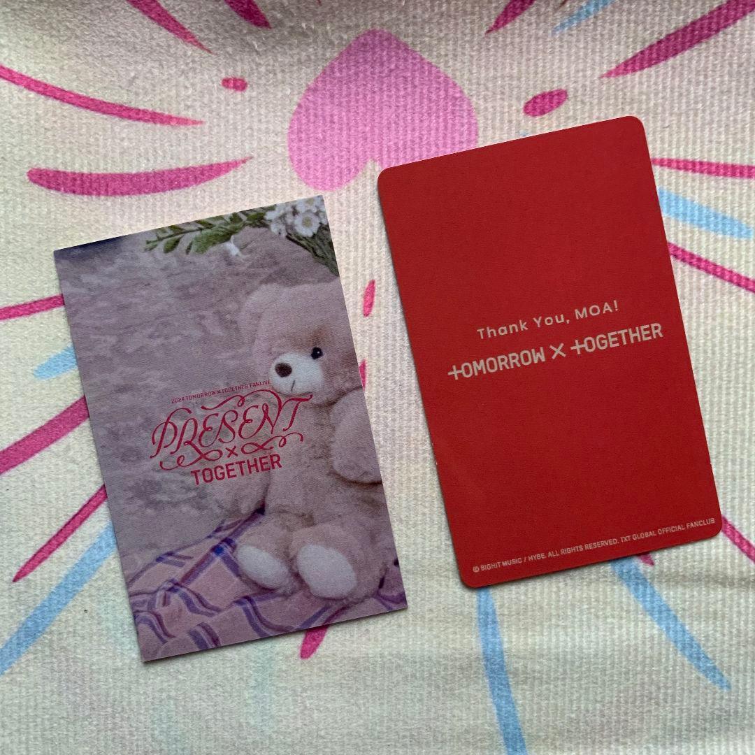 TXT ヨンジュン トゥバ ペンミ 日本 MOA ZONE FC 2枚 トレカ