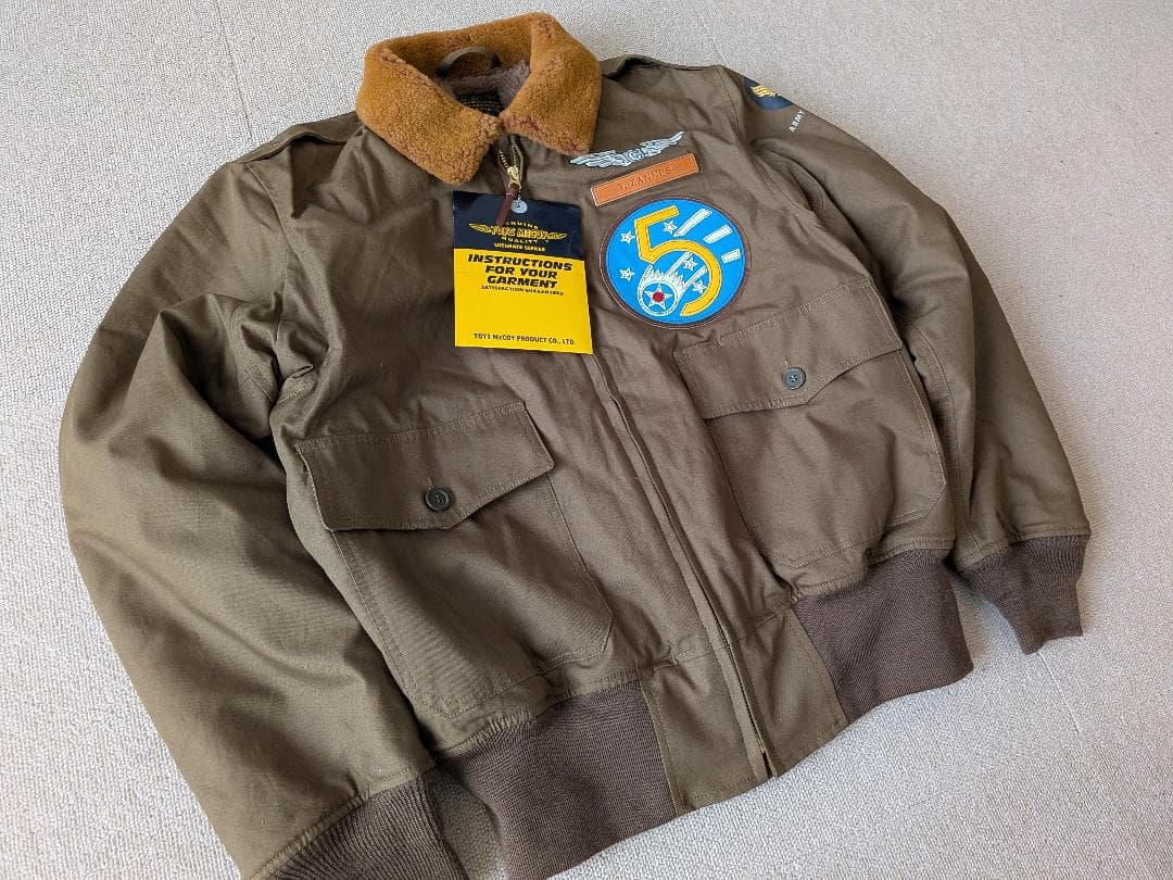 新品 トイズマッコイ カスタムペイント B-10 フライト ジャケット XL