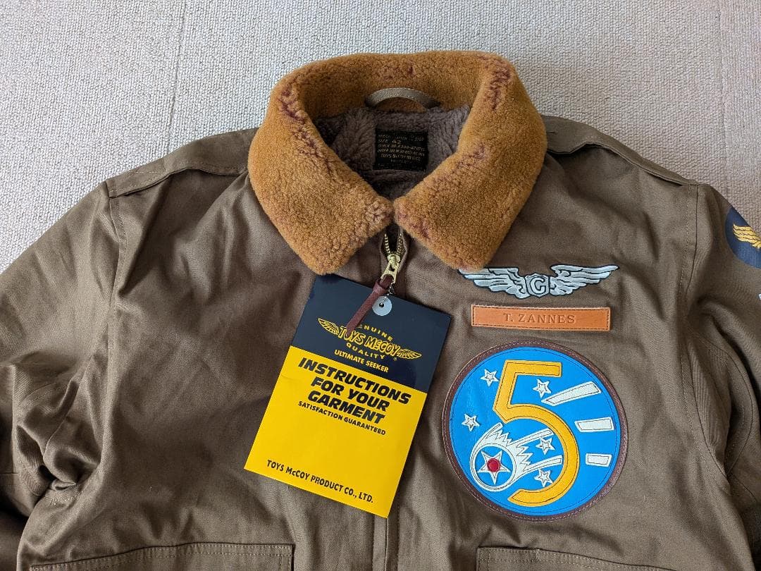 新品 トイズマッコイ カスタムペイント B-10 フライト ジャケット XL