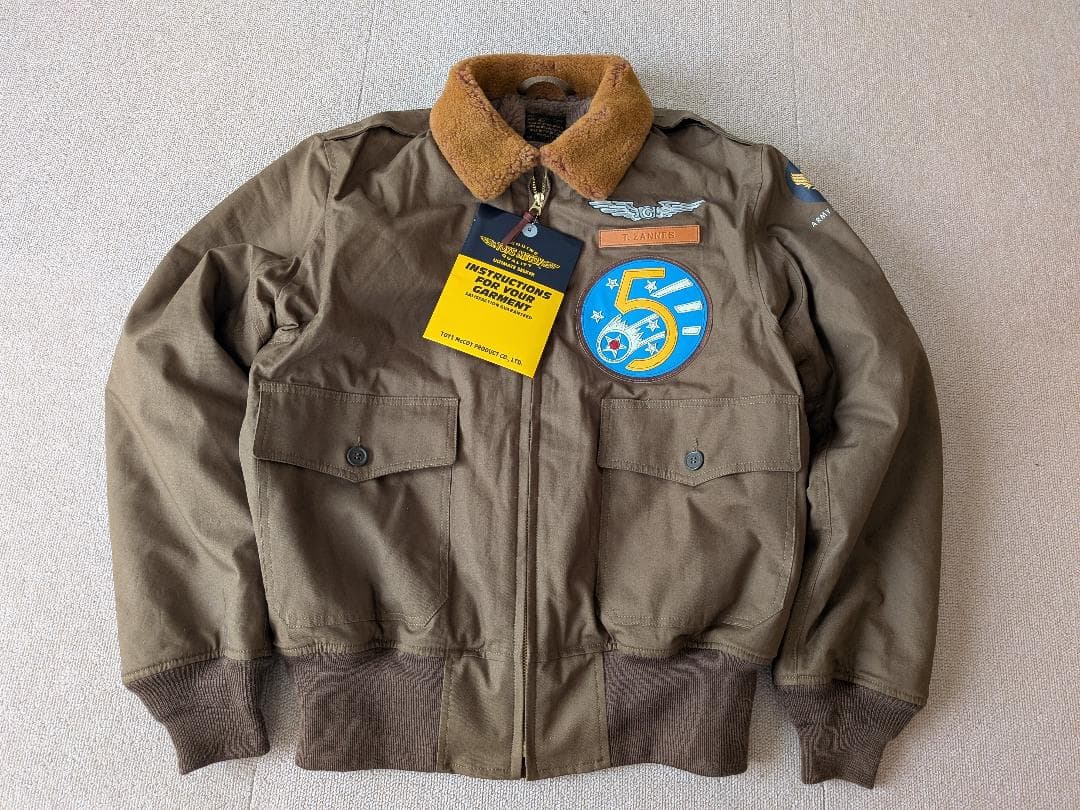 新品 トイズマッコイ カスタムペイント B-10 フライト ジャケット XL