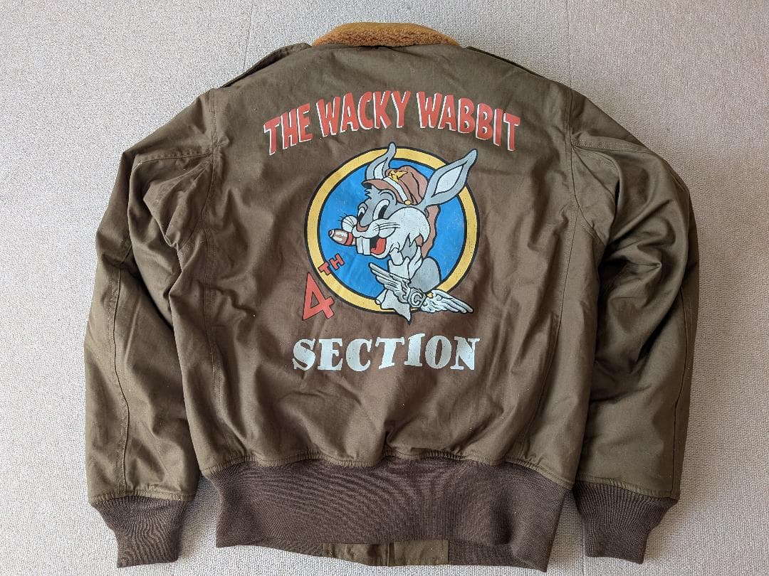 新品 トイズマッコイ カスタムペイント B-10 フライト ジャケット XL