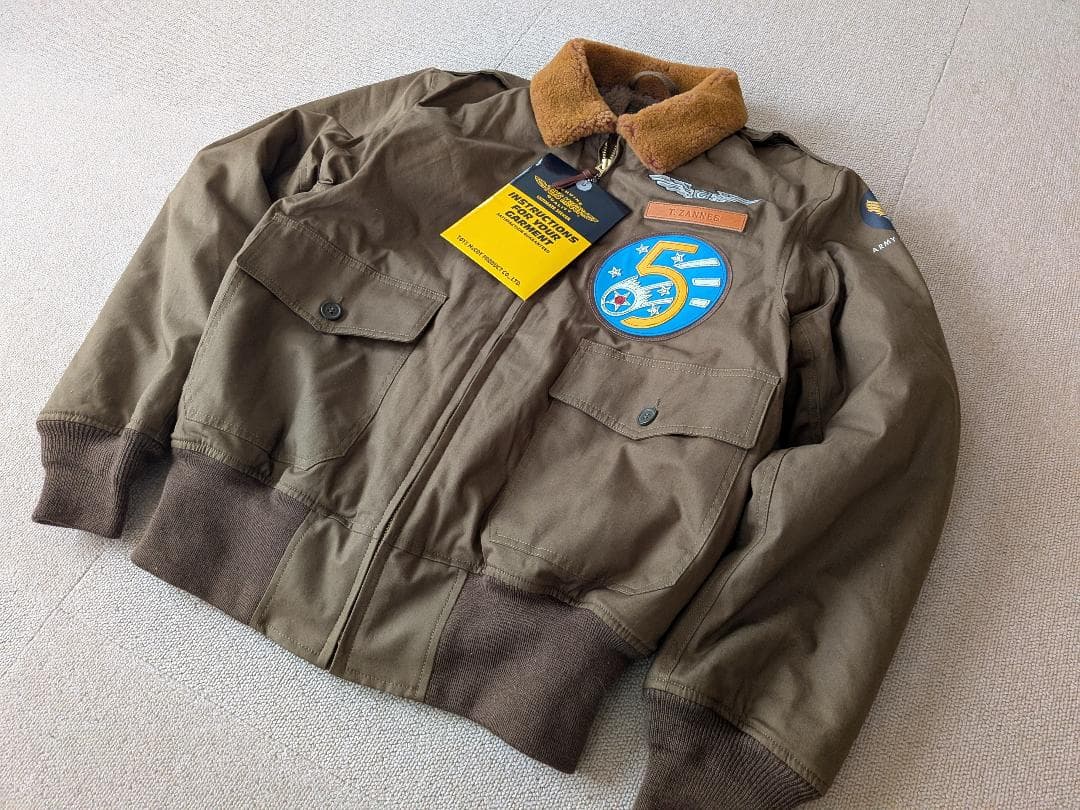 新品 トイズマッコイ カスタムペイント B-10 フライト ジャケット XL