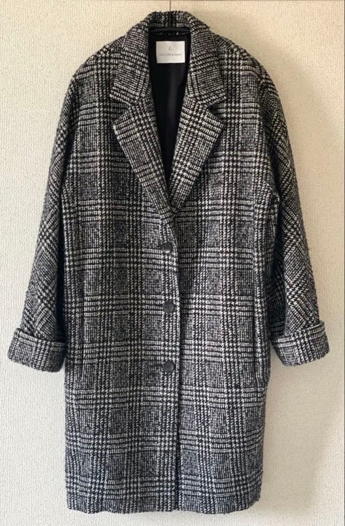 COUTURE D'ADAM オーバーサイズチェスターコート美品